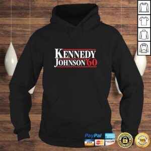 Hoodie Kennedy Johnson 1960 Retro Campaign Shirt