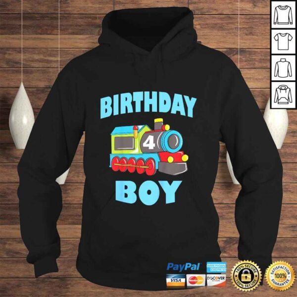 Kids Boys 4th Birthday Shirt, Birthday Boy, Kids 4 Years Old - Image 4