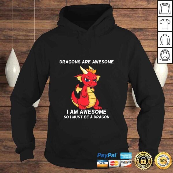 Kids Dragons Are Awesome I'm a Dragon Shirt For Boys And Girls Gift TShirt - Image 4