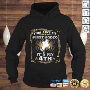 Hoodie Kids Funny Aint My First Rodeo 4th Birthday Shirt For Kids 1