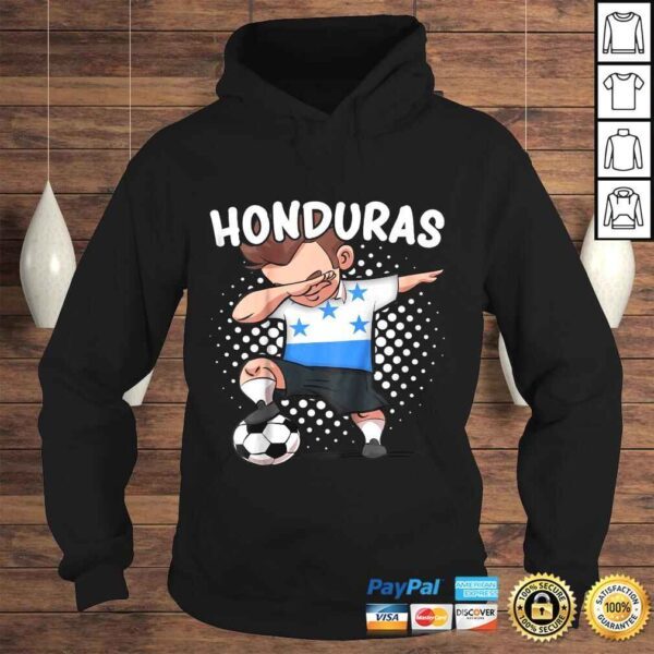 Kids Funny Dabbing Soccer Player Shirt Honduras Soccer Honduran - Image 4