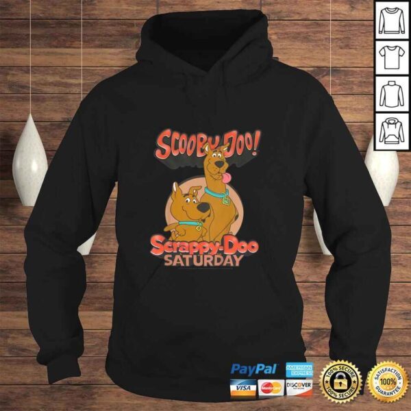 Kids Scooby-Doo Scrappy And Scooby Saturday PortraiGift TShirt - Image 4