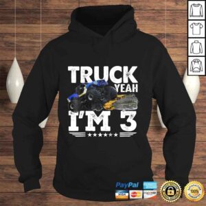 Hoodie Kids Truck Yeah Monster Truck Shirt 3rd Birthday Gift Tee