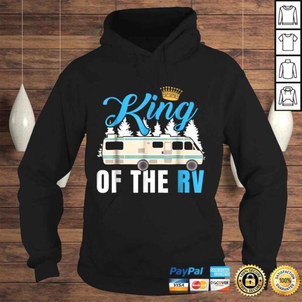 King of the RV Camper RV Owner Funny Gift Shirt For Dad - Image 4