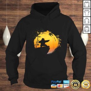 Hoodie Kung Fu Panda Po Tai Chi Sunset Silhouette Shirt