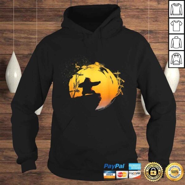 Kung Fu Panda Po Tai Chi Sunset Silhouette Shirt - Image 4