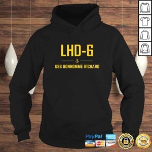 Hoodie LHD6 USS Bonhomme Richard Shirt