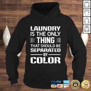 Hoodie Laundry The Only Thing Separated By Color Black History Tee TShirt