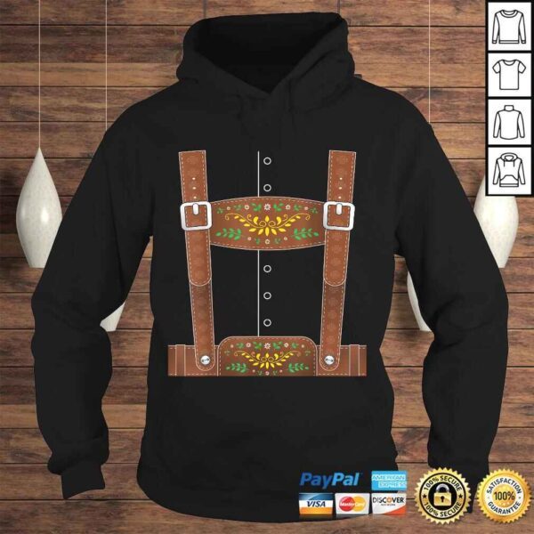 Lederhosen Oktoberfest Halloween Costume TShirt - Image 4