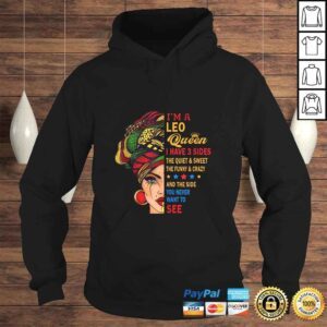 Hoodie Leo Queens Are Born in July 23 August 22 VNeck TShirt