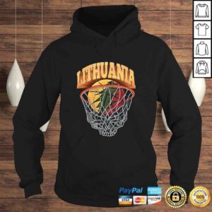 Hoodie Lithuania Basketball Skeleton NeGift Top