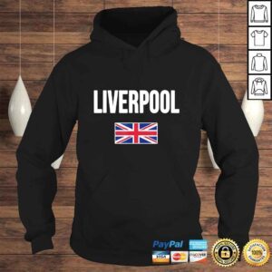 Hoodie Liverpool Shirt England English Flag Tourist Souvenir