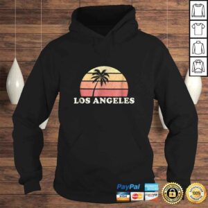 Hoodie Los Angeles LA CA Vintage Shirt Retro 70s Throwback Tee