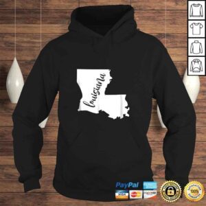 Hoodie Louisiana Shirt Gift Women Men Kid Roots State Map Home Love