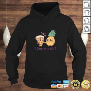 Hoodie Love Cute Pride Pineapple Pizza Shirt