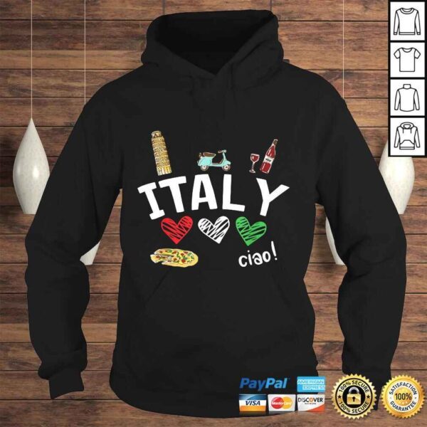 Love Italy and Everything Italian Culture Tee T-Shirt - Image 4