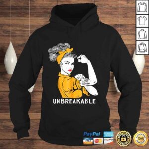 Hoodie MS Warrior Unbreakable Shirt Multiple Sclerosis Awareness