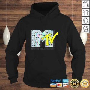 Hoodie MTV Logo Alien Heads Tee TShirt