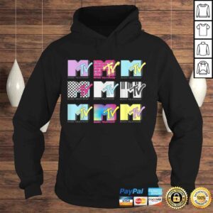 Hoodie MTV Logo Stack Style Graphic TShirt