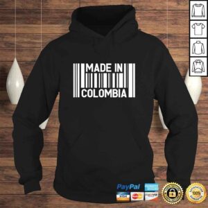 Hoodie Made in Colombia Colombian Flag Colombians TShirt