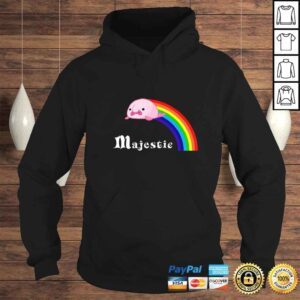 Hoodie Majestic Blobfish Shirt Funny Blobfish Rainbow Shirt Tee