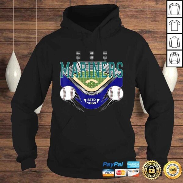 Mariners Baseball Gift TShirt - Image 4