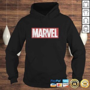 Hoodie Marvel Classic Distressed Logo Graphic Shirt C2