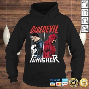 Hoodie Marvel Daredevil The Punisher Only One Way Graphic TShirt