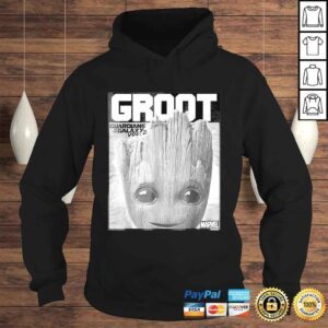 Hoodie Marvel Guardians Vol 2 Baby Groot CloseUp Graphic Tee Shirt