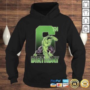 Hoodie Marvel Hulk Smash 6th Birthday Graphic Gift Top 1