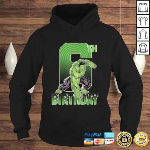 Marvel Hulk Smash 6th Birthday Graphic Gift Top - Image 4