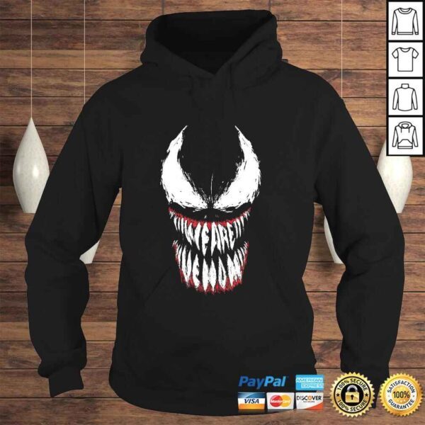 Marvel Venom We Are Venom Face Grin Shirt - Image 4