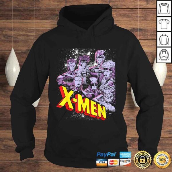 Marvel X-Men Vintage Team Retro Graphic Tee T-Shirt - Image 4