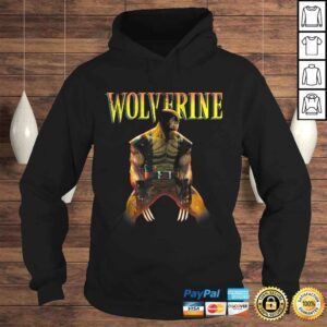 Hoodie Marvel XMen Wolverine Side Profile Logo Graphic Shirt