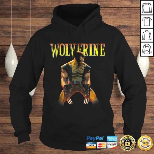 Marvel X-Men Wolverine Side Profile Logo Graphic Shirt - Image 4