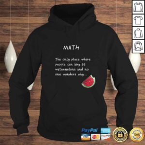 Hoodie Math Shirts Discover Math Watermelons TShirt Gift