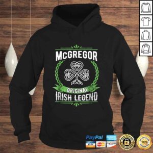 Hoodie McGregor Name Shirt St Patricks Day Irish Legend Shamrock