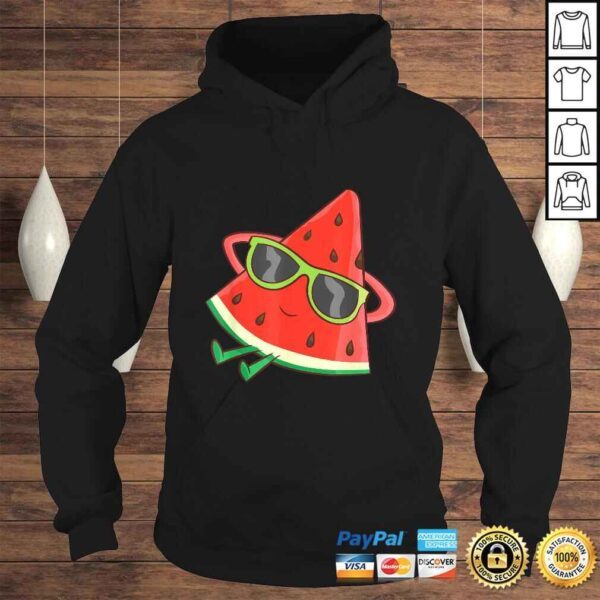 Melon Summer Fruit Sunglasses On Watermelon TShirt - Image 4