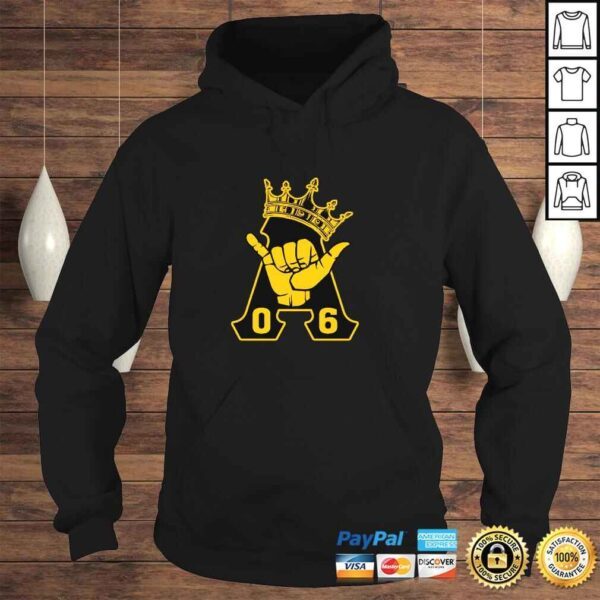 Mens Alpha 1906 Phi Hand Sign Crown Shirt Pullover Hoodie - Image 4