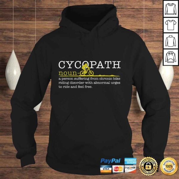 Mens Cycopath Shirt Mountain Bike Funny MTB Biker Biking Gift - Image 4