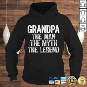 Hoodie Mens Grandpa The Man The Myth The Legend TShirt