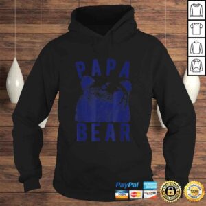 Hoodie Mens Papa Bear Shirts for Men Funny Dad Father Day Gift Grandpa Gift TShirt