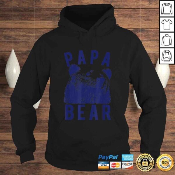 Mens Papa Bear Shirts for Men Funny Dad Father Day Gift Grandpa Gift TShirt - Image 4