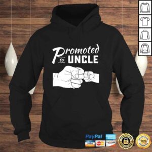 Hoodie Mens Promoted to Uncle Shirt baby announcement 2019