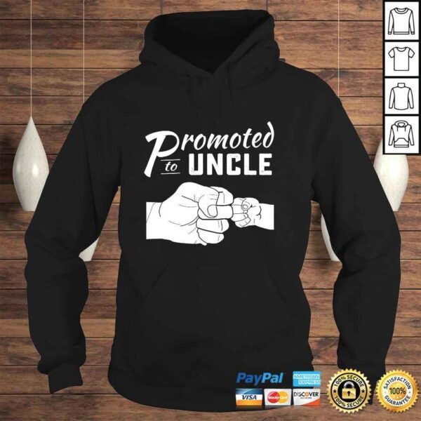 Mens Promoted to Uncle Shirt baby announcement 2019 - Image 4