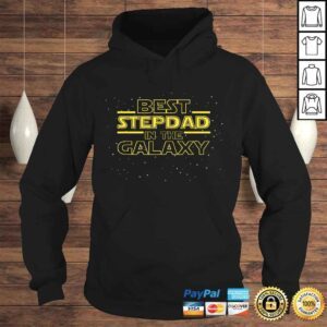 Hoodie Mens Stepdad Shirt Gift Best Stepdad in Galaxy Gift for Stepdad VNeck TShirt