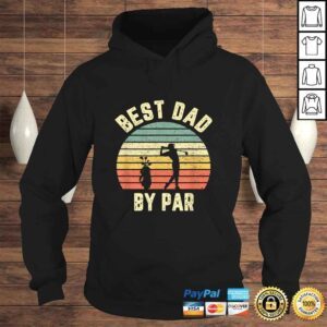 Hoodie Mens Vintage Best Dad By Par Shirt Fathers Day Golfing Shirt