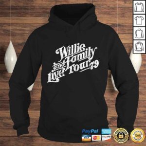 Hoodie Mens Willie and Family Live Tour 79 Tee