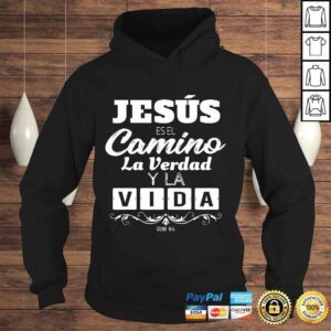 Hoodie Mensajes Biblicos Espanol para Cristianos Camisetas Spanish Shirt