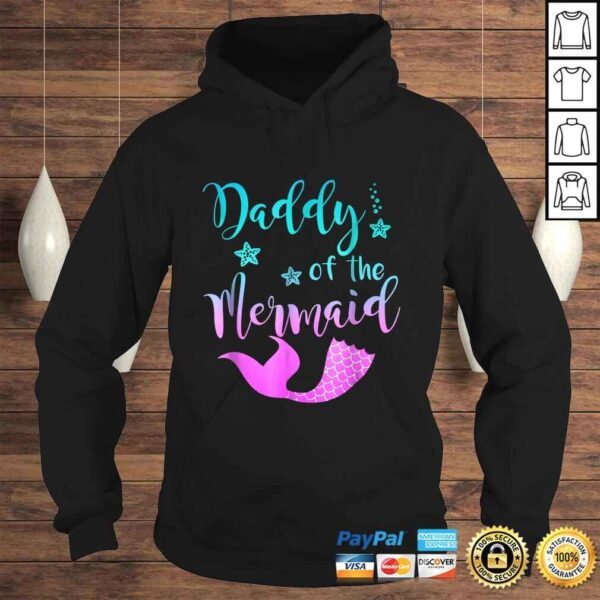 Mermaid Shirt - Daddy of the Mermaid Birthday TShirt - Image 4